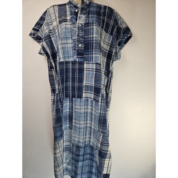 POLO DENIM & SUPPLY RALPH LAUREN Womens SZ 6  Long Henley Dress Lagenlook - Picture 4 of 10